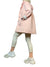 Starpsezonu mētelis ar kabatām un kapuci "Mara" - maigi rozā - Ben Vestita